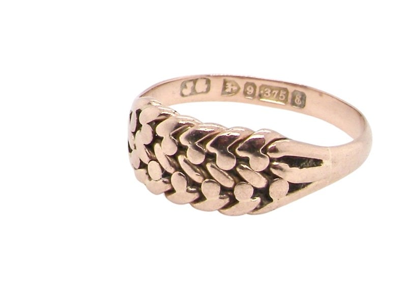 rose gold keeper ring