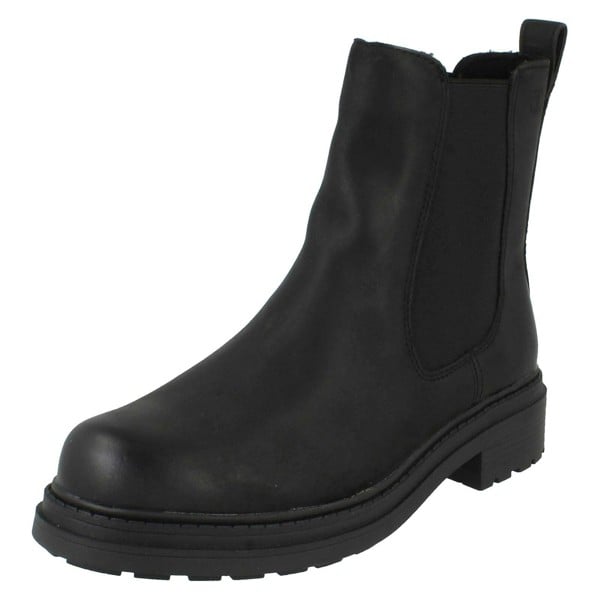 Clarks Ladies Clarks Chunky Sole Chelsea Boots Orinoco3 Top