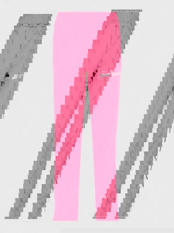 Palm Angels Women's Track Pants Fuchsia White