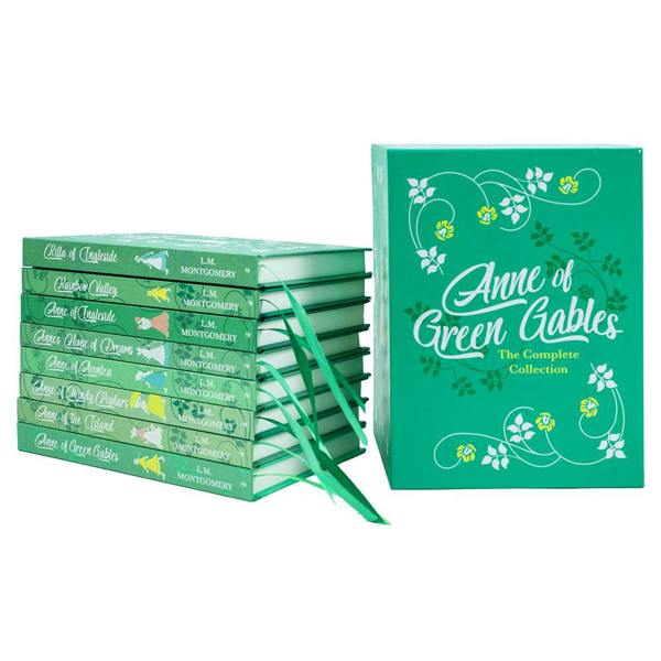Anne of Green Gables Complete 8 Books Deluxe Hardback Collection – Classic Literature Collection
