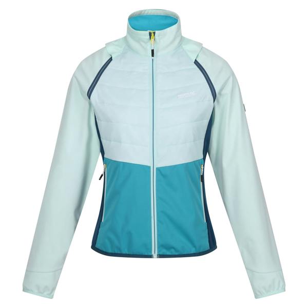 Regatta Womens/Ladies Steren II Hybrid Jacket - Bleached Aqua/Tahoe Blue - 