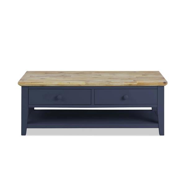 Statement Furniture Florence Wooden Coffee Table with Drawers and Shelf