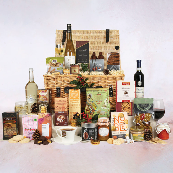 Hay Hampers Elegance Hamper in Wicker Basket