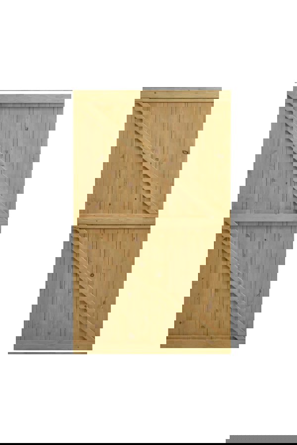 Living and Home Pine Wood Garden Gate with Latch