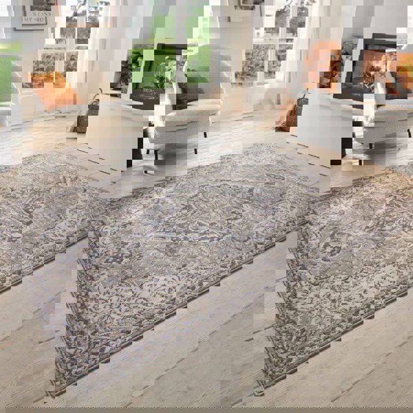 The Rugs Terrain Designer Shortpile Rug – Medallion Design