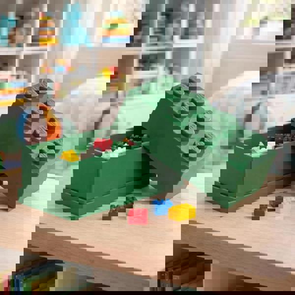 LEGO Mini Box 8 Storage Brick Green