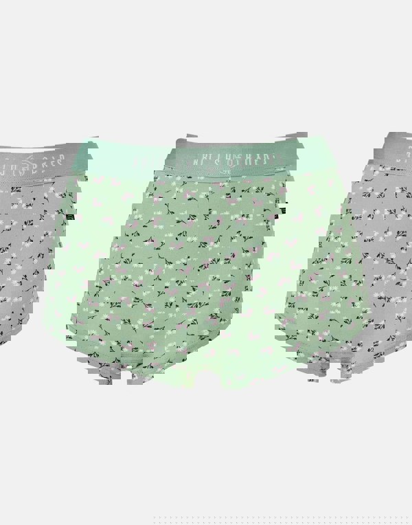 British Boxers Multipack! 4 Pairs of Women's Bamboo Hipster Boxer Briefs – Juniper