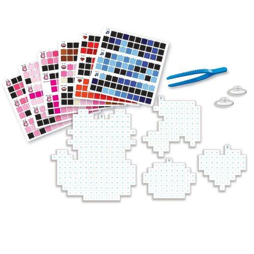 4M Pixoeasy Cat | Pixel Art Kit | Craft Set for Kids