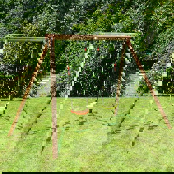 Soulet Alizee Double Wooden Swing Set