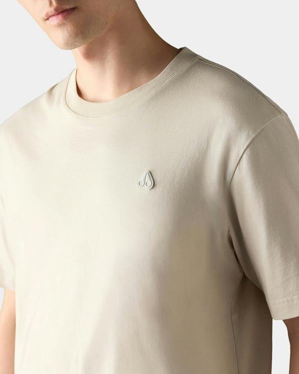 Moose Knuckles Mens Yul Classic T-Shirt - Alabaster 1705