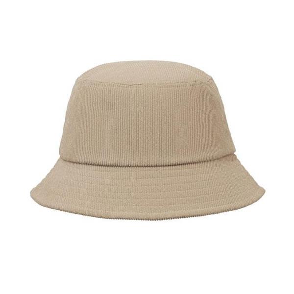 MidOcean Scoop Plain Corduroy Bucket Hat - Beige - 