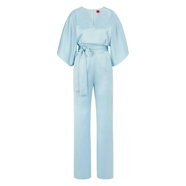 Hugo Boss Womens/Ladies Kalaisa-1 Jumpsuit - Light Blue