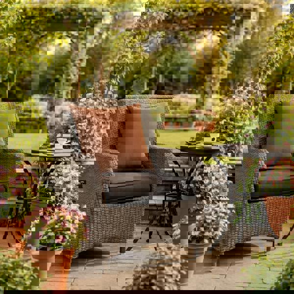 Scatter Cushions WATERPROOF (18"x18") - Garden Outdoor Sofa Cushions Pillows UK Made STONE The Garden Furniture Shop