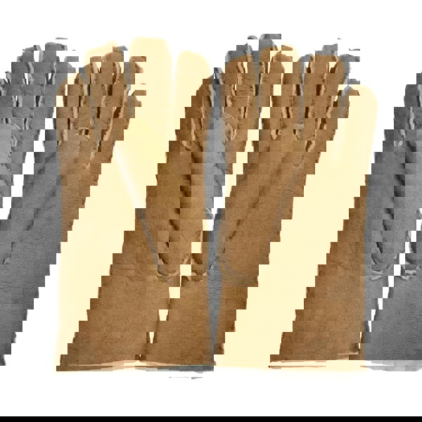 Infinity Leather Men’s Sheepskin Suede Leather Wool Lining Gloves