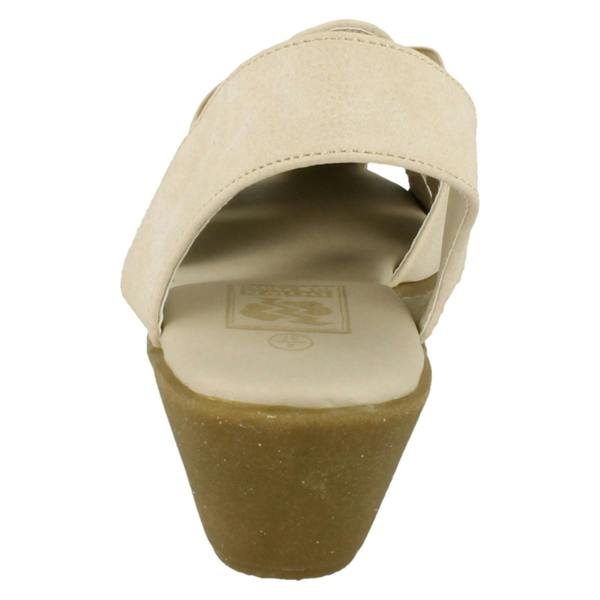 Down to Earth Ladies Casual Down To Earth Sling Back Wedge Sandal