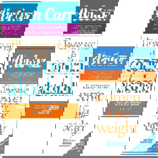 Allen Carr Collection 2 Books Set (The Easy Way to Control Alcohol, The Easy Way for Women to Lose Weight)