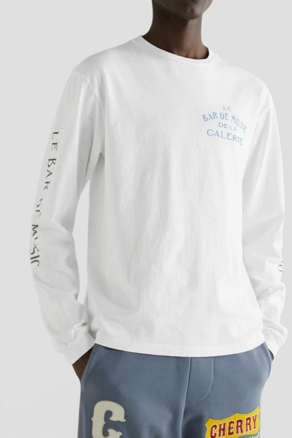 Gallery Dept. Le Bar Shop L/S Tee White