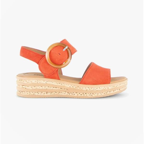 Gabor Gabor ANDRE Womens Ankle Strap Sandals Orange