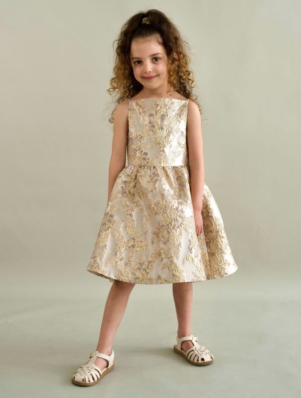 BALOU Girls Jacquard Dress