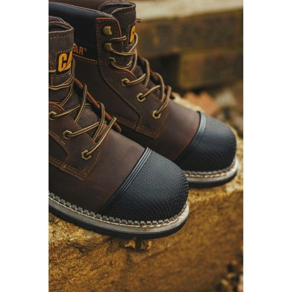 Caterpillar Powerplant S3 Safety Mens Boots - Brown