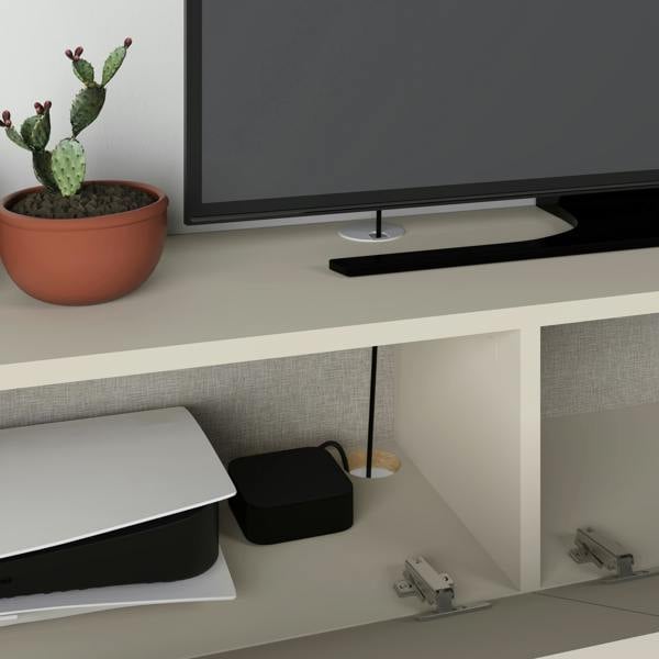 Decortie Francy Wall-Mounted TV Unit Modern Media Centre TV Cabinet 42" 135cm