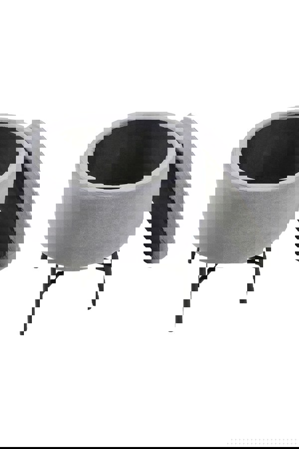 Living and Home Contemporary Velvet Storage Ottoman Footstool