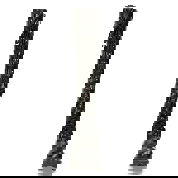 New Rock TR005-S1 Ladies Knee High Black High Heeled Boots