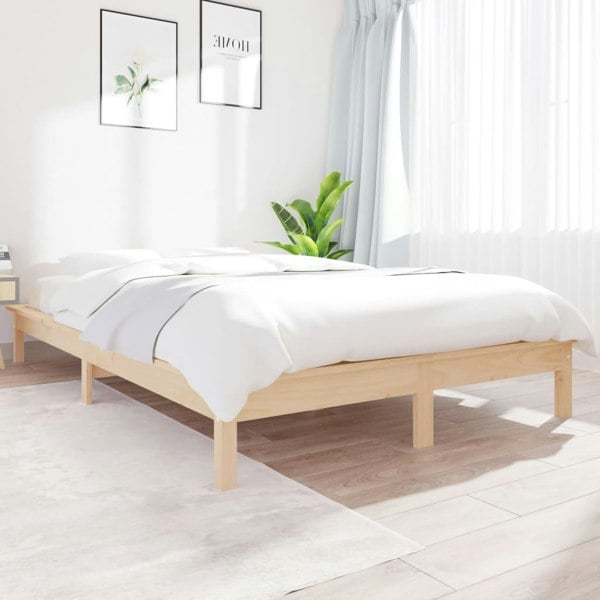 Berkfield Bed Frame 120x200 cm Solid Wood Pine