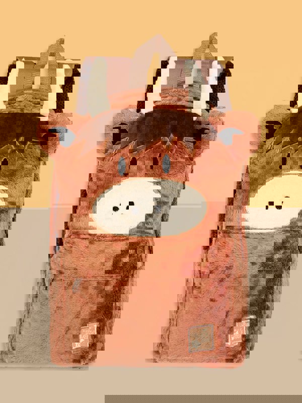 Neutral Highland Cow Rucksack - Blade & Rose UK