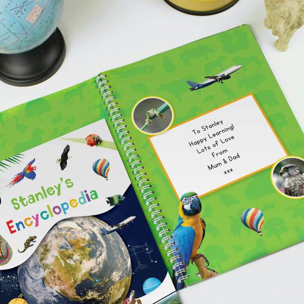 Personalised Children's Encyclopedia - close-up detail