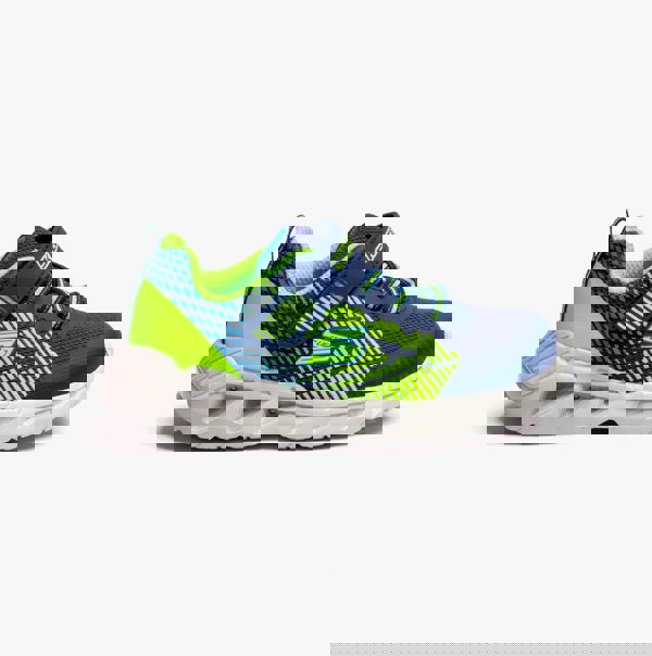 Skechers 401506N/NVLM MAGNA-LIGHTS-GRAX Boys Sport Navy/Lime