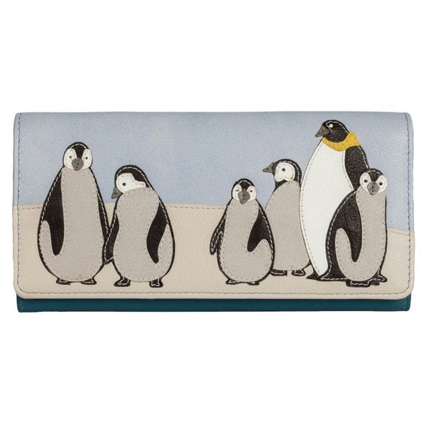 Mala Leather Large Penguin Leather Purse