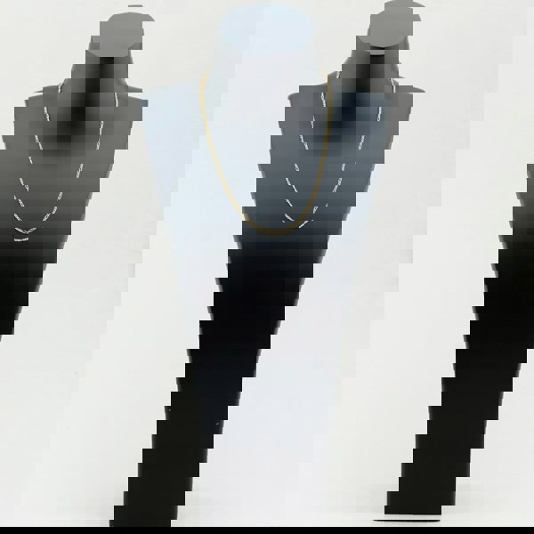 T. H. Baker 9ct Gold 1.8mm Diamond-Cut 18 Inch Figaro Chain 1.15.0034