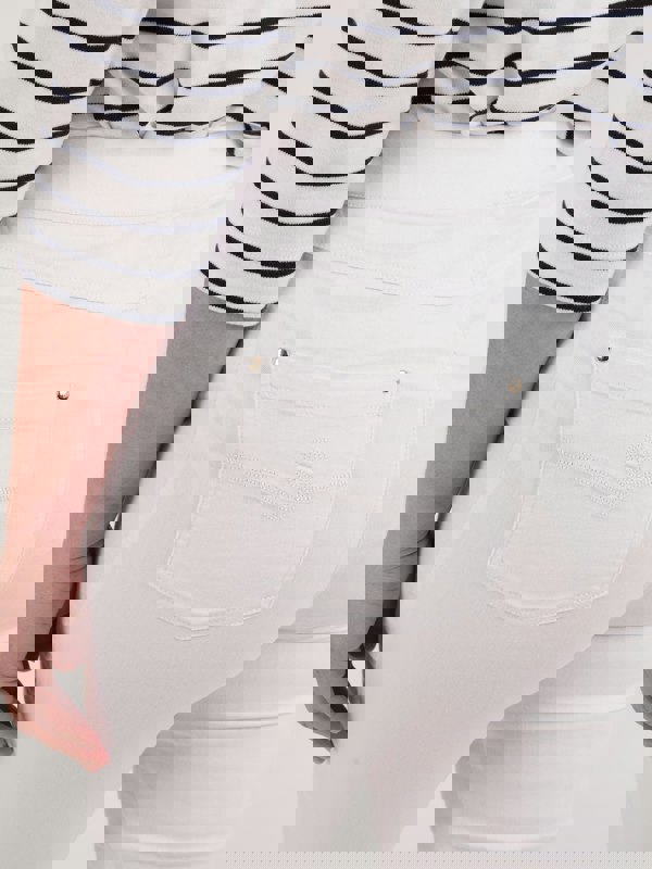 PennyPlain Pull On Jeans - White