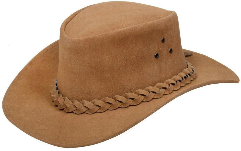 Infinity Leather Cowboy Outback Suede Aussie Bush Hat