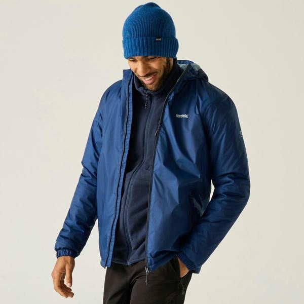 Regatta Mens Kybre Fleece Lined Jacket - Aviator Blue