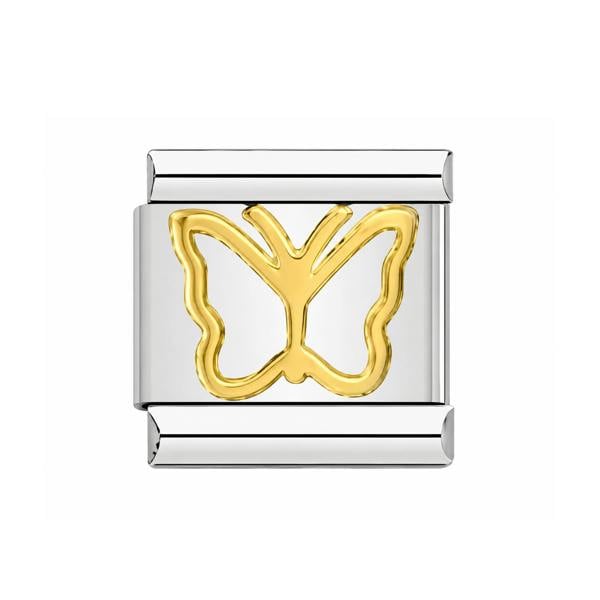 Serafina Gold Butterfly | Italian Style Bracelet Charm