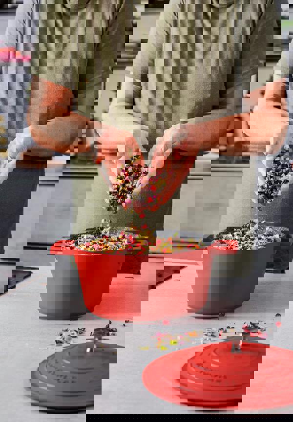 MasterClass Cast Aluminium Red Casserole Dish, 5L