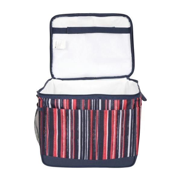 Mountain Warehouse 25L Striped Cooler Bag - Dark Blue - 