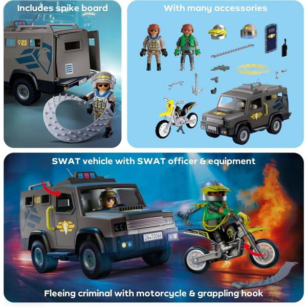 Playmobil SWAT Police Truck - 72066 Playset
