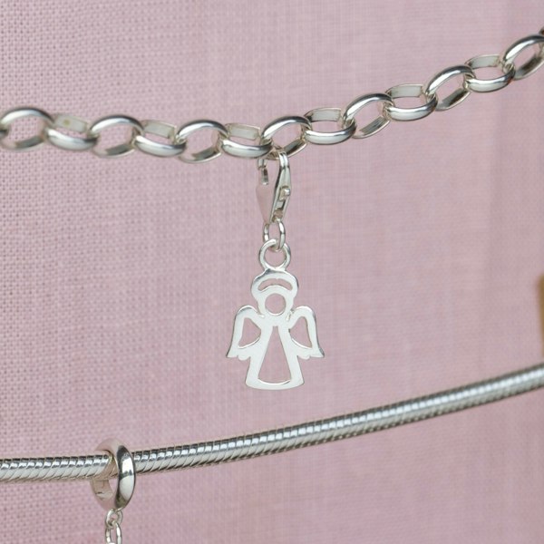 Mylee London Angel Pendant Charm - Sterling Silver