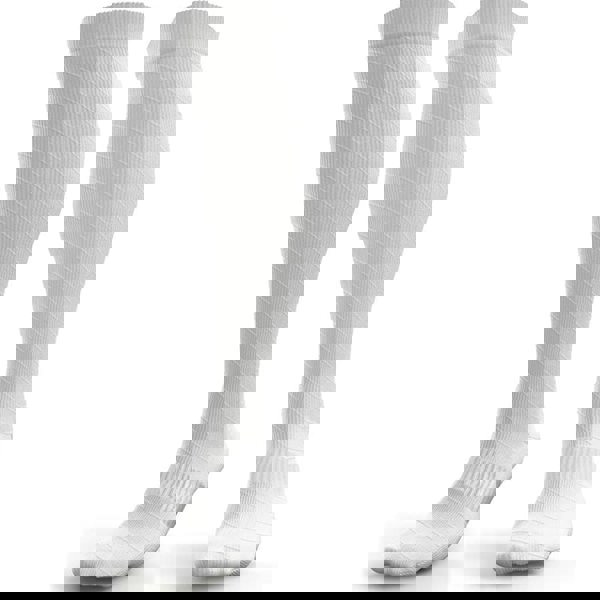 Compression Socks for Men & Women (20-30 mmHg) (Black/White, Pair) - aZengear