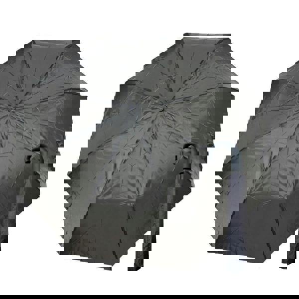 Solis Accessories Automatic Curved Handle Compact Umbrella – 33cm Folding One-Touch Open Travel Umbrella