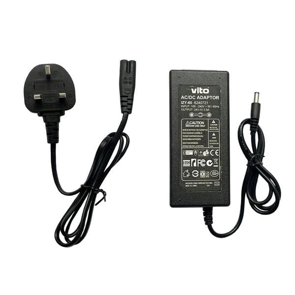 ENER-J 24V 3A Adapter, Max 72W, UK Fused Plug