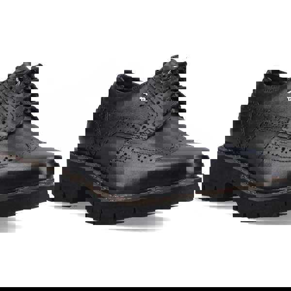 Pod Kacey Leather Women's Black Brogues Shoes