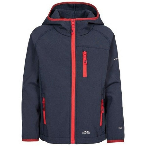 Trespass Childrens/Kids Kian Softshell Jacket - Navy