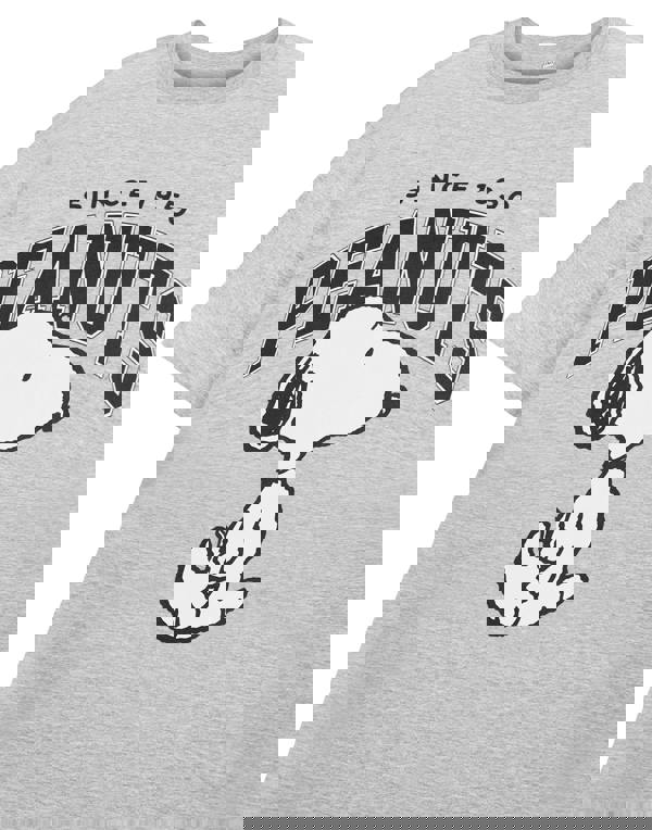 Peanuts Snoopy Unisex Grey Since 1950 Short Sleeved T-Shirt