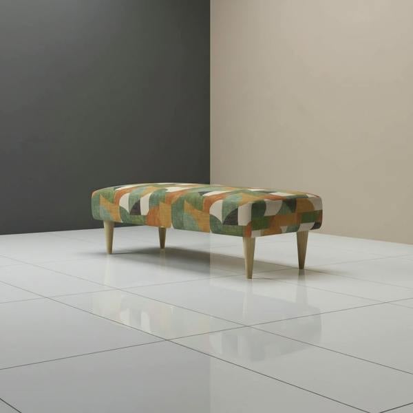 Luxury living room centrepiece bench with high-density foam seating comfort