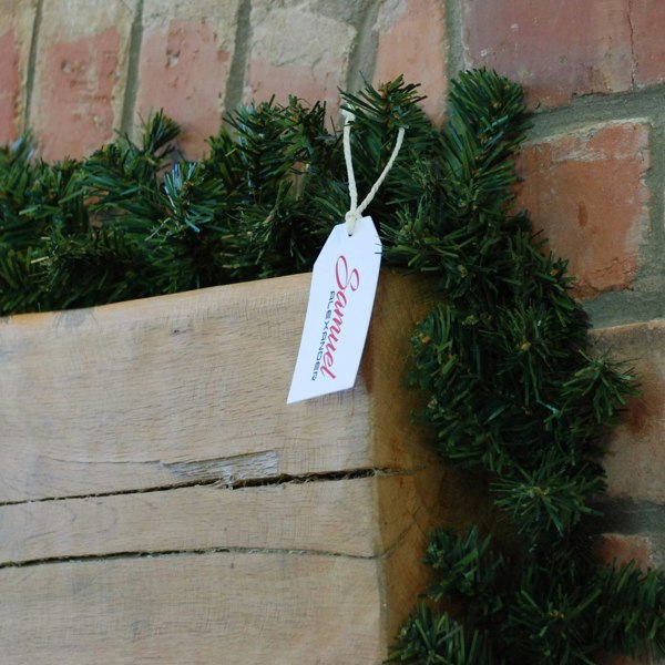 Samuel Alexander 2.7m (9ft) x 20cm Samuel Alexander Pine Christmas Garland Plain Green