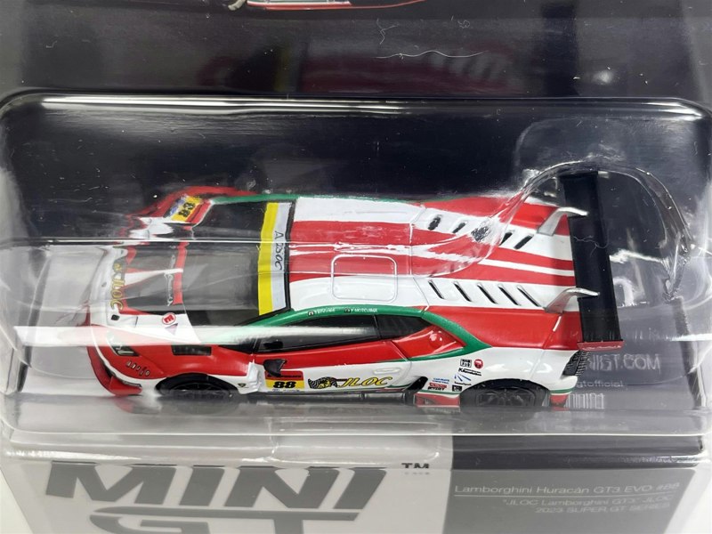 Mini GT Lamborghini Huracan GT3 EVO #88 2023 Super GT Series 1:64 Scale Mini GT MGT00690L